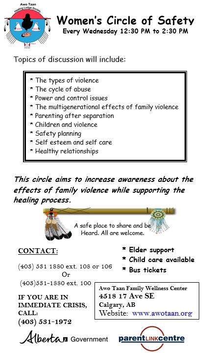 Calgary Family Violence Prevention l Awo Taan Healing Lodge » The Awo ...