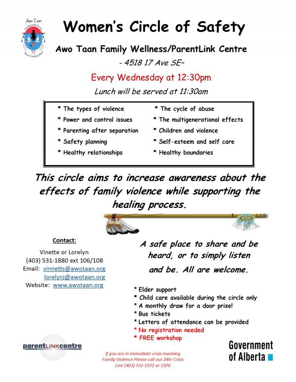 Calgary Family Violence Prevention l Awo Taan Healing Lodge » The Awo